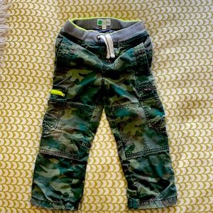 Mini Boden toddler camouflage pants
